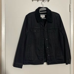Old Navy Sherpa Lined Denim Jacket